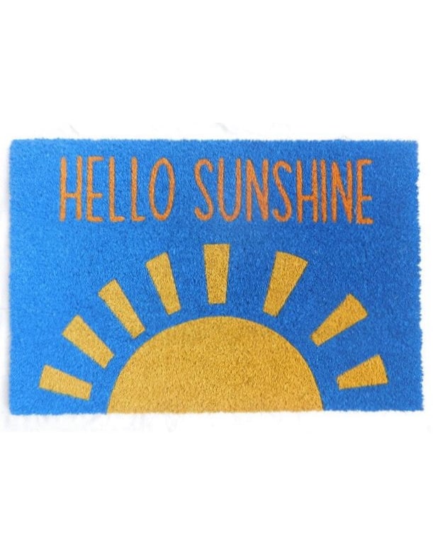 "Hello Sunshine" Colourful Doormat - CDM10