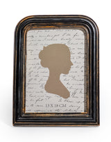 Antiqued Ribbed Black 5x7" Photo Frame - MK121