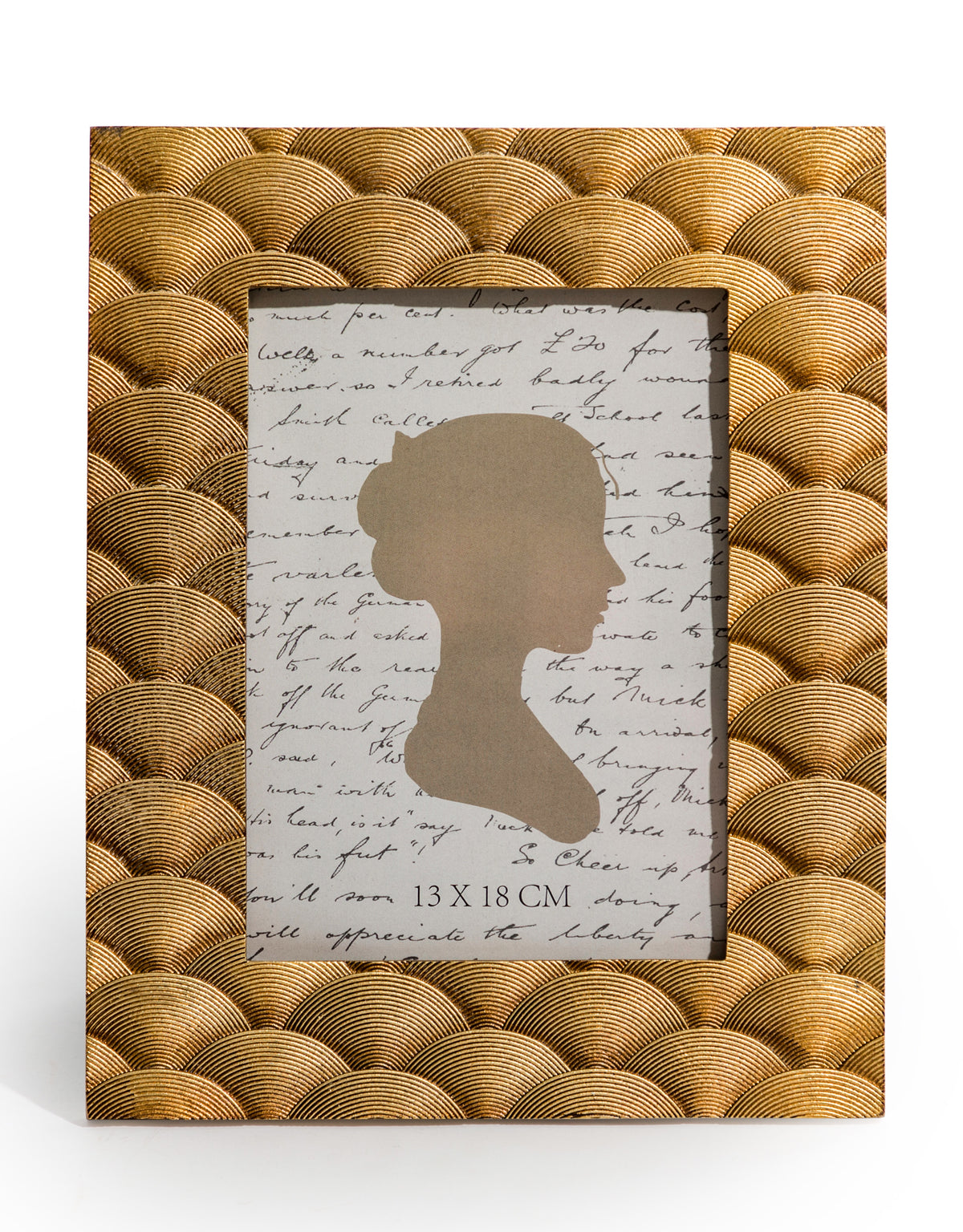 Gold Fan-Effect 5x7" Photo Frame - MK128