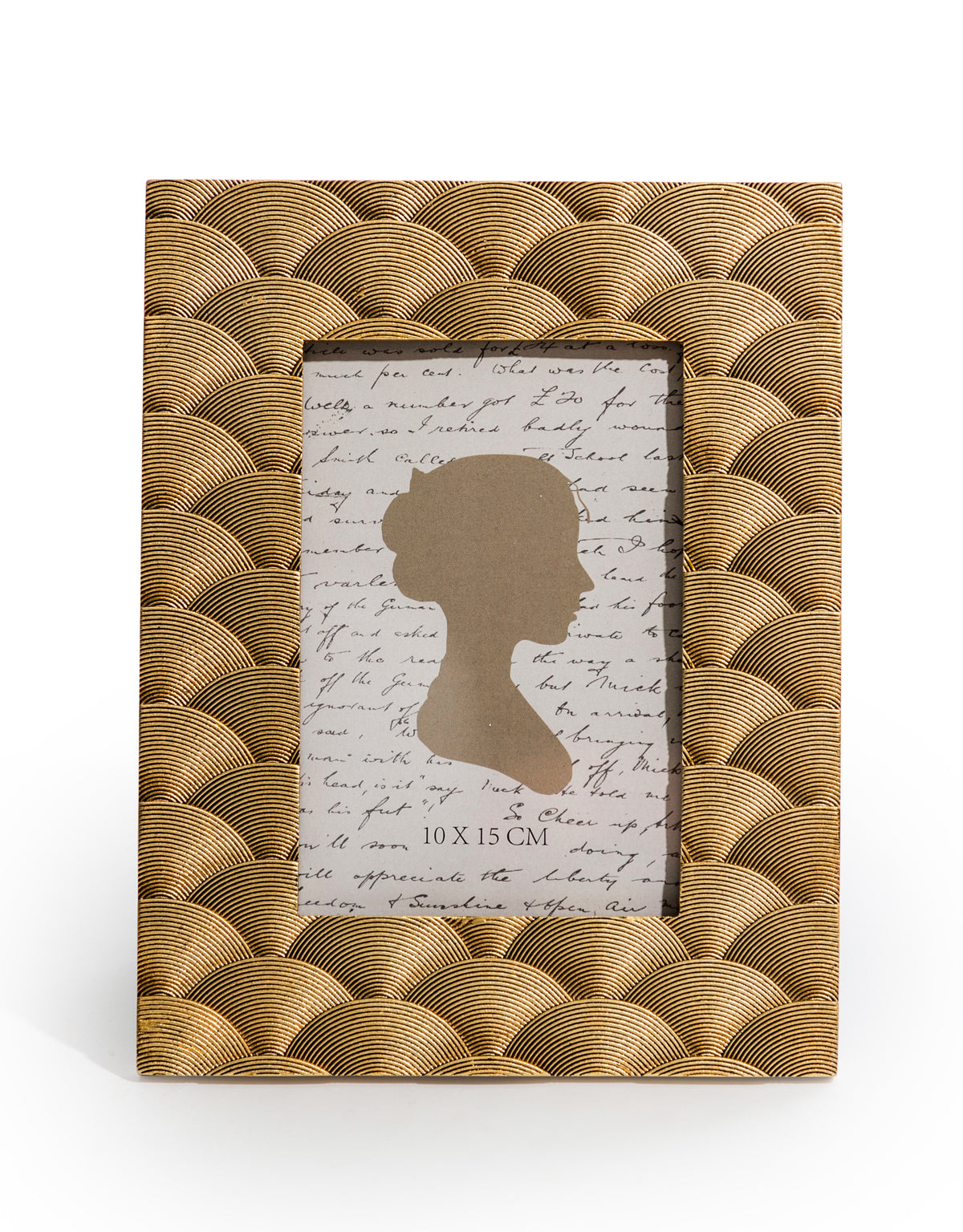 Gold Fan-Effect 4x6" Photo Frame - MK129