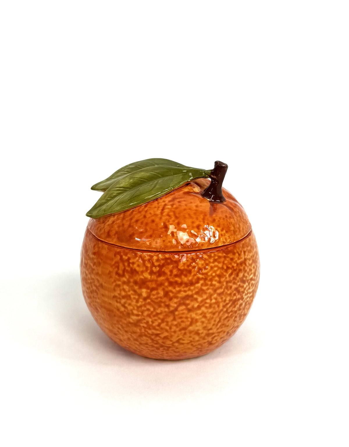 Ceramic Orange Storage Jar (to be bought in qtys of 2) - CRT126