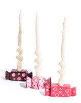 Ceramic Candy Candle Holder (to be bought in qtys of 6 assorted colours) - CRT127