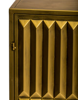 Industrial Gold "Fitzgerald" 2 Door Metal Side Cabinet - GMF11