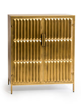 Industrial Gold "Fitzgerald" 2 Door Metal Side Cabinet - GMF11