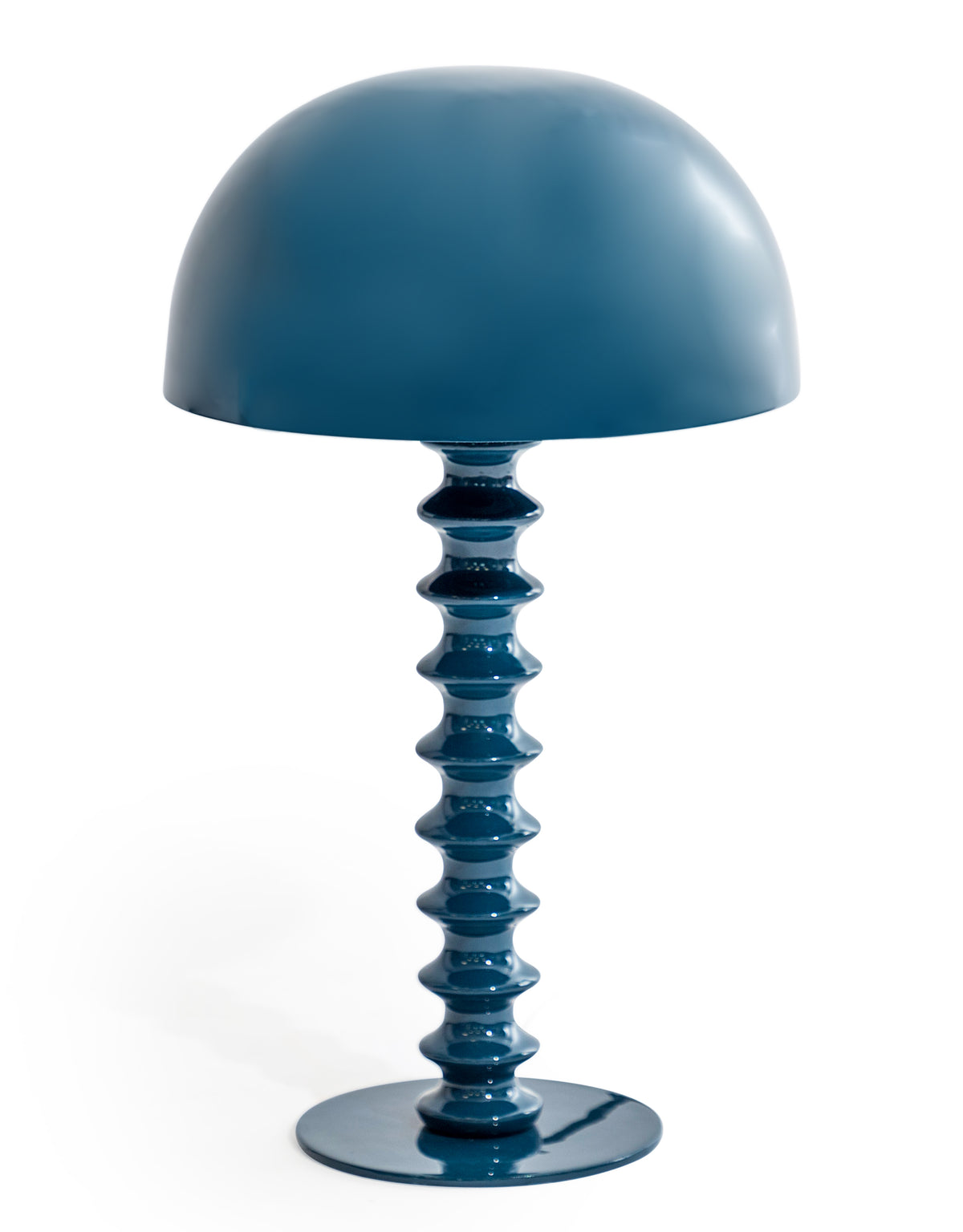 Indigo Large Ribbed Table Lamp - RTL10