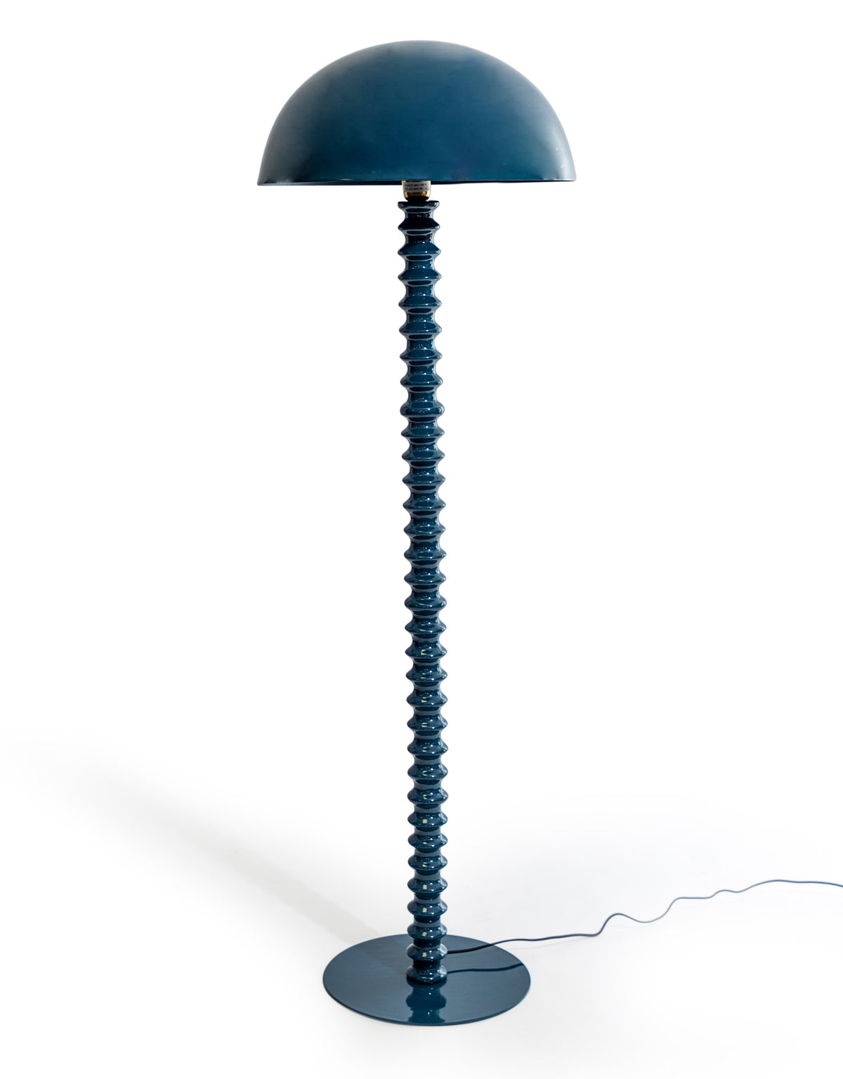 Indigo Ribbed Floor Lamp - RTL13