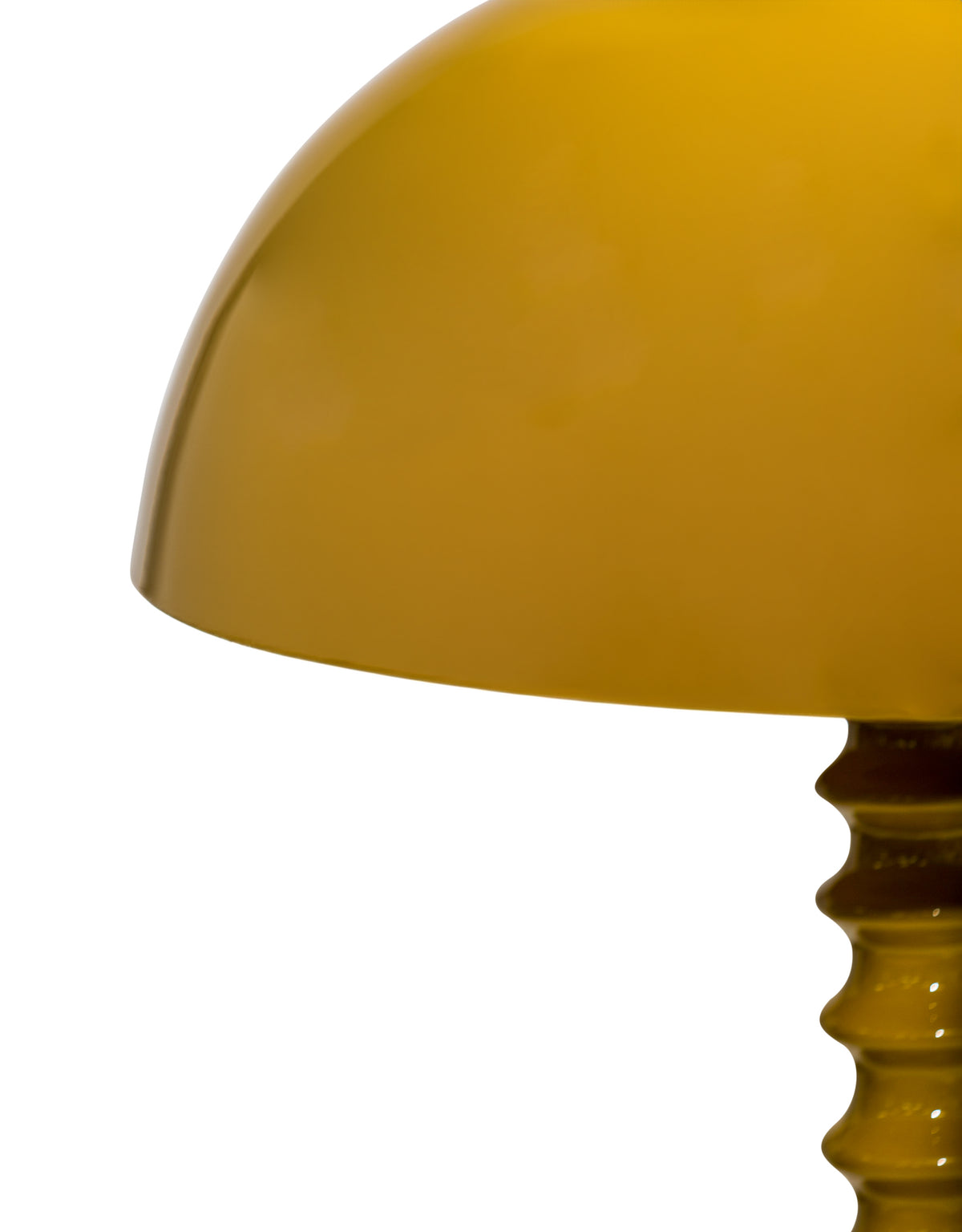 Mustard Yellow Ribbed Floor Lamp - RTL14