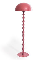 Terracotta Pink Ribbed Floor Lamp - RTL15