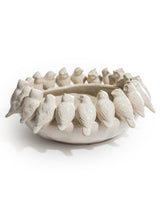 "Oatmeal" Ceramic Flock of Birds Bowl - NCP12