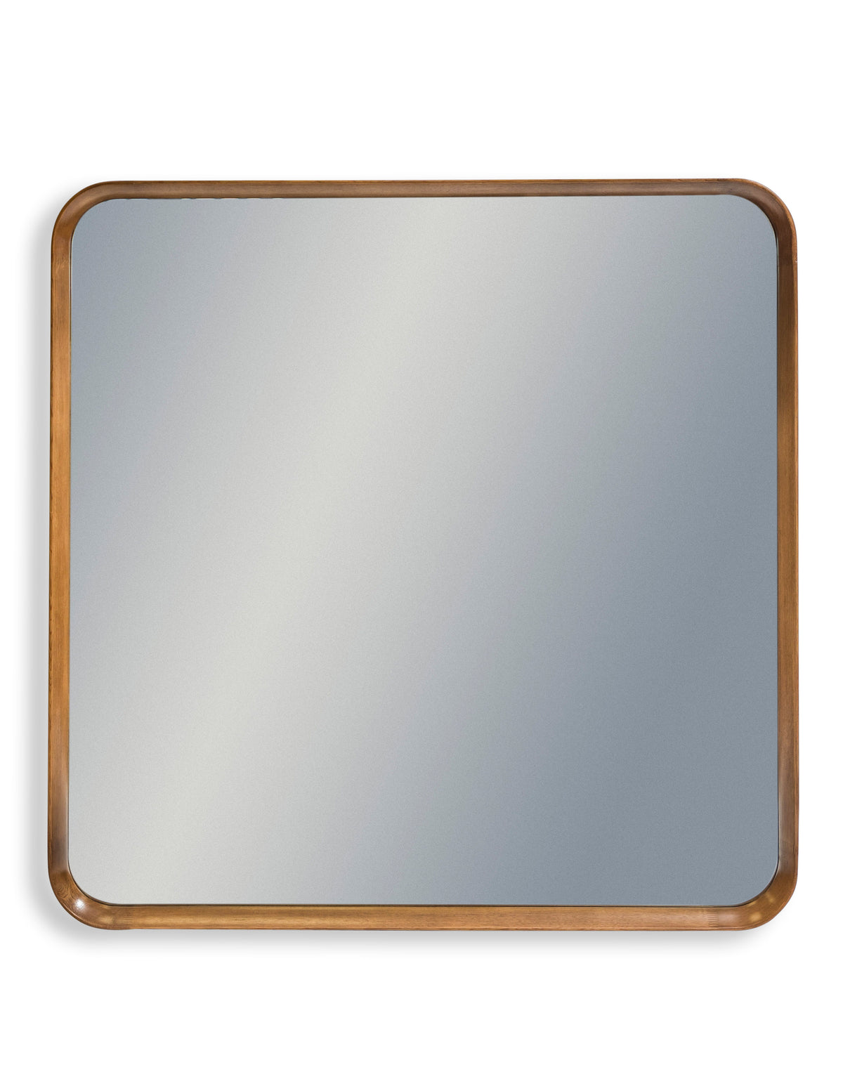 Extra Large Square Oak Wood-Framed Dovetail Wall Mirror - CRM14