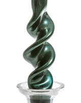 "Bottle Green" 29cm Hand Turned Taper Candle - BOTTLEGREEN70