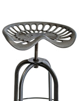 Industrial "Tractor-Seat" Style Adjustable Bar Stool - CL147