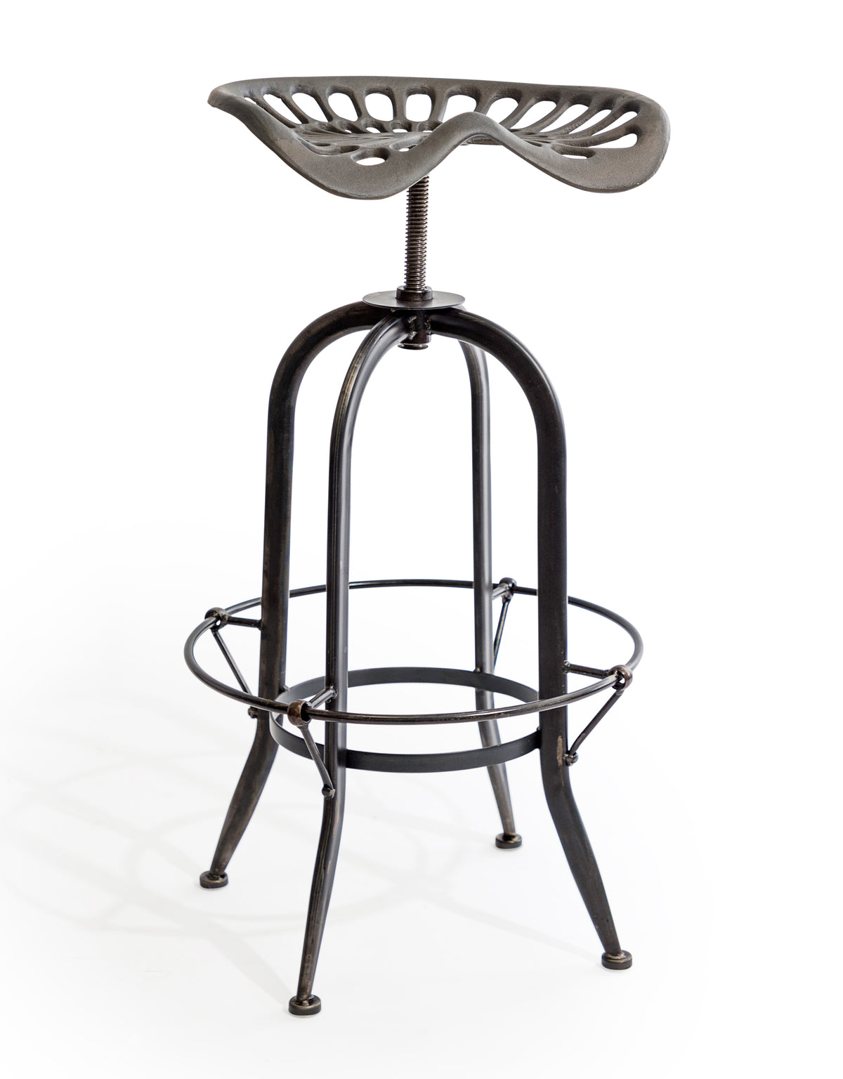Industrial "Tractor-Seat" Style Adjustable Bar Stool - CL147
