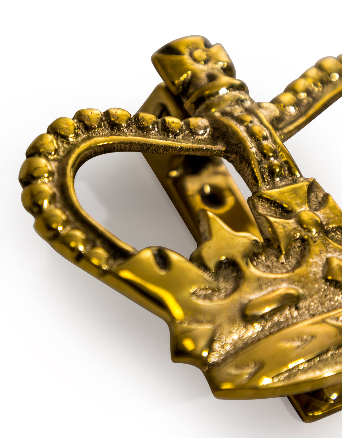 Brass Royal Crown Door Knocker - AHL11