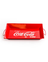 Antiqued Metal Red Cola Serving Tray - AHL15