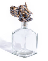 Large Glass Storage Bottle w/ Elephant Head Stopper (to be bought in qtys of 6) - HKL86