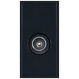 Selectric Black Non-Isolated (Male) Coaxial/Aerial Socket Module