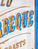 Large Gold Framed "Portobello Gourmet" Wall Sign - OPS12