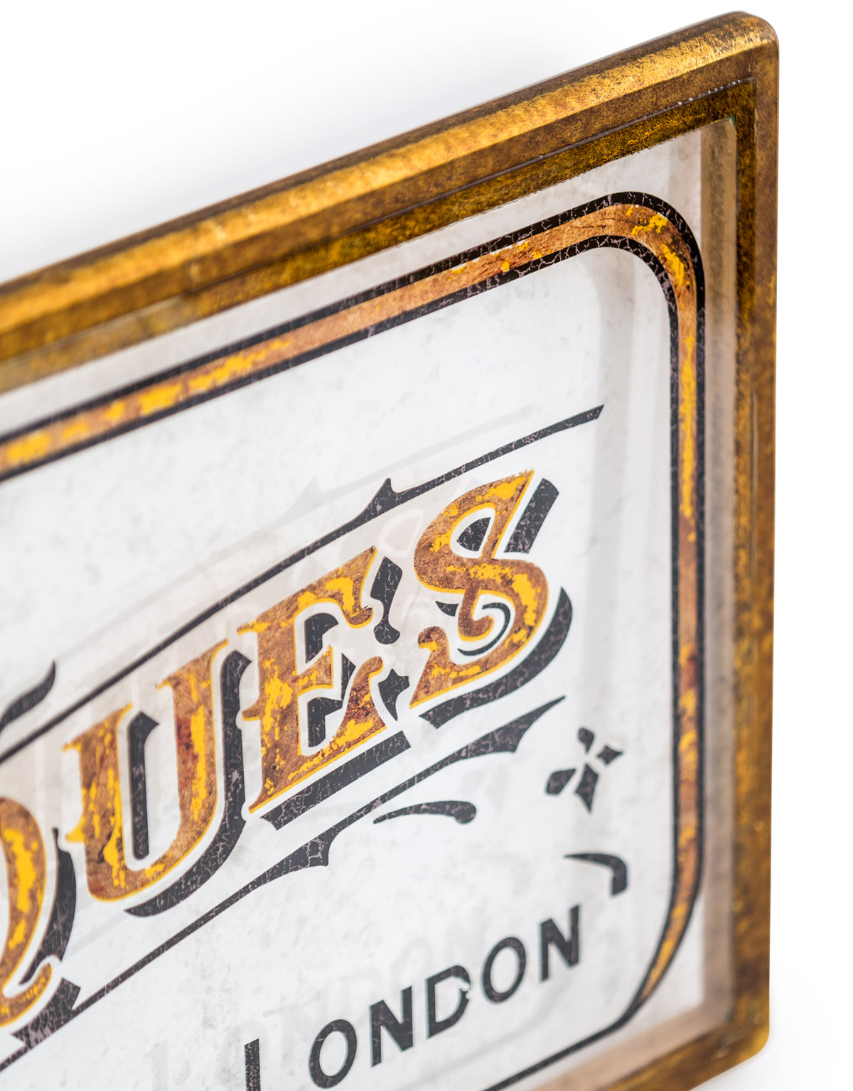 Large Gold Framed "Stables Market" Wall Sign - OPS13