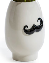 Ceramic Moustache Vase - TL144