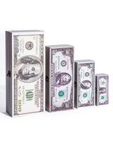 Set of 4 Dollar Cash Notes Storage Boxes - KRB22