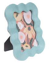 Aqua Blue Wave 4x6" Photo Frame - PQB15