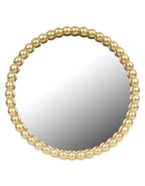 Gold Ball Framed Wall Mirror - PQB23