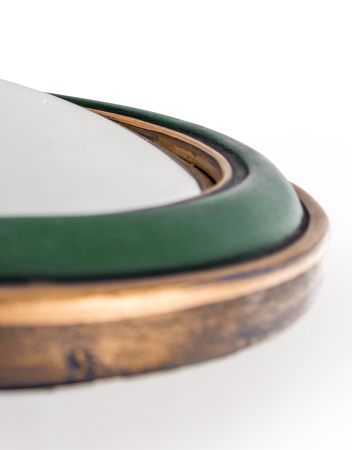 Set of 36 Blue/Red/Green With Gold Inner Frame Convex Mirrors - MK201