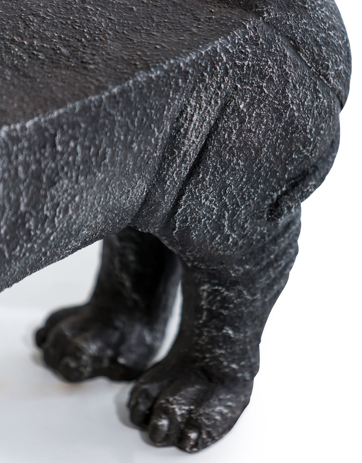 Medium Black Dog Bench - NBR26