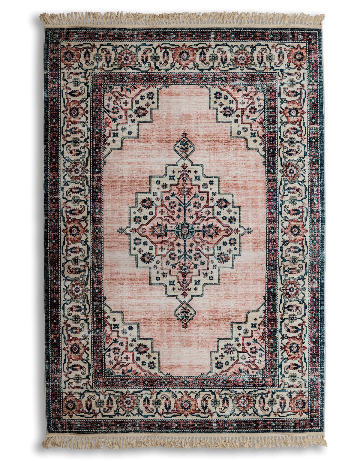 Jaipur Traditional 230x160cm Rug w/ Fringe - OCM14