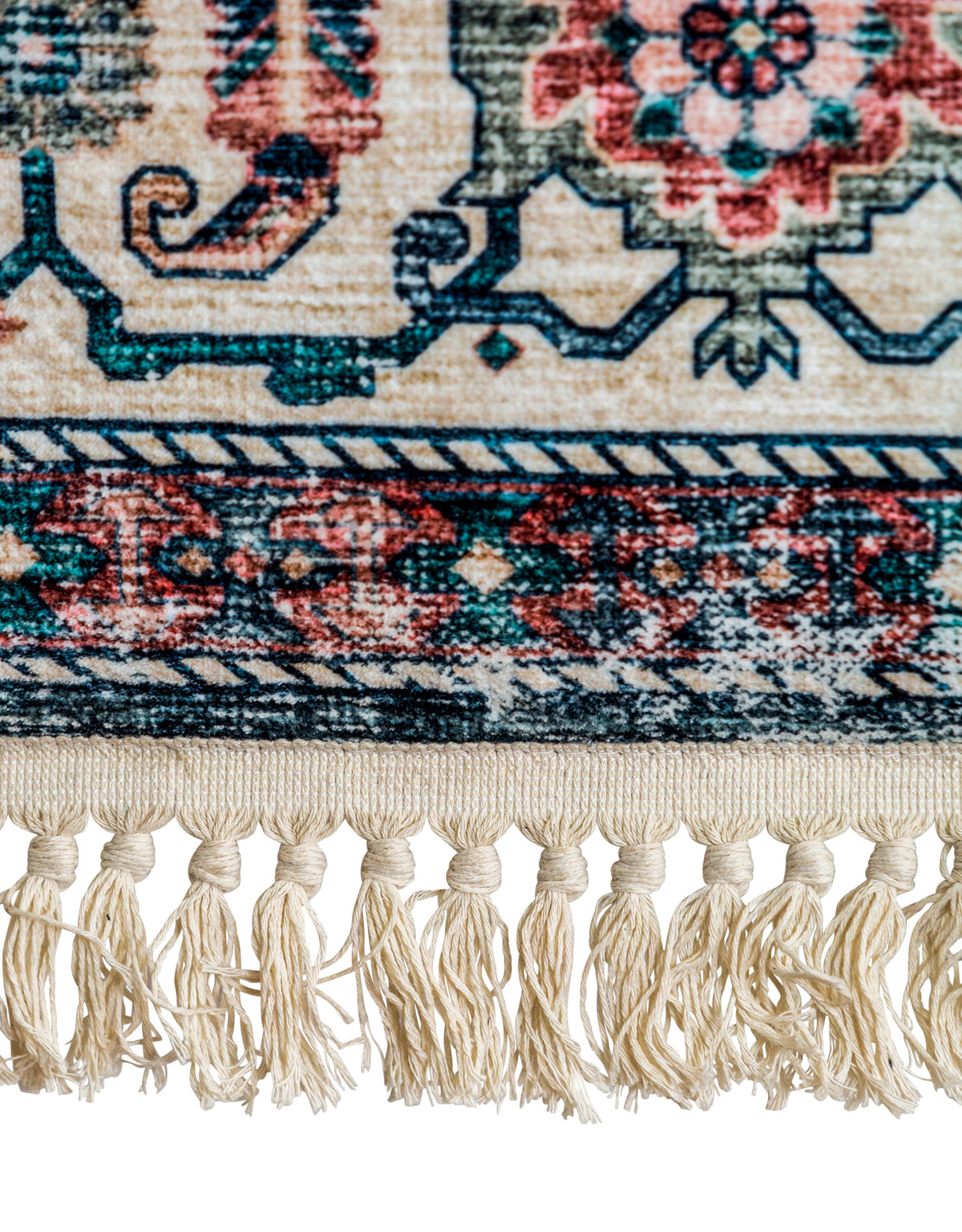 Jaipur Traditional 230x160cm Rug w/ Fringe - OCM14