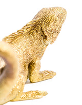 Antique Gold Iguana Wall / Table Lamp - TPR111