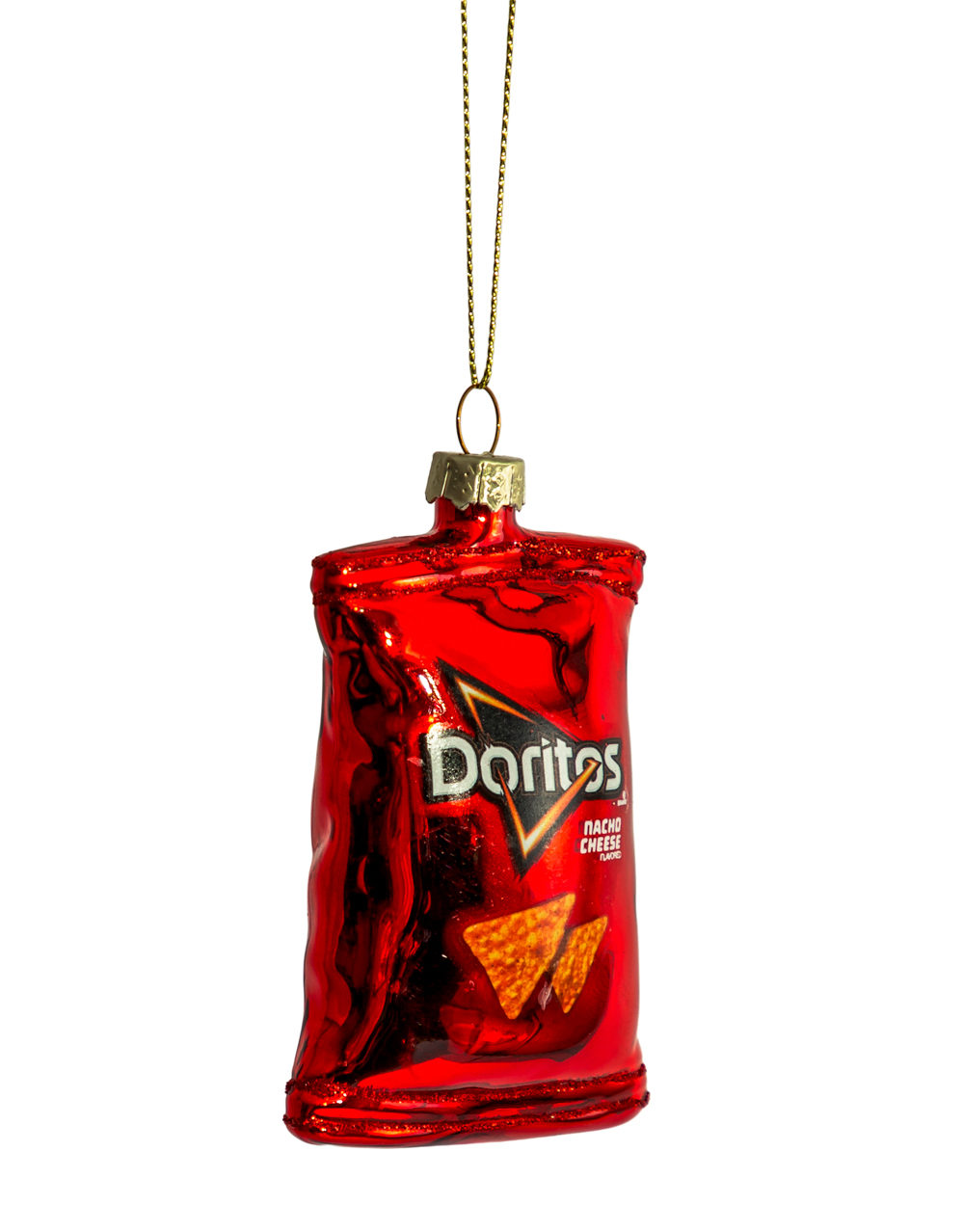 Crisps Decorative Glass Hanging Ornament (to be bought in qtys of 12) - XMA15