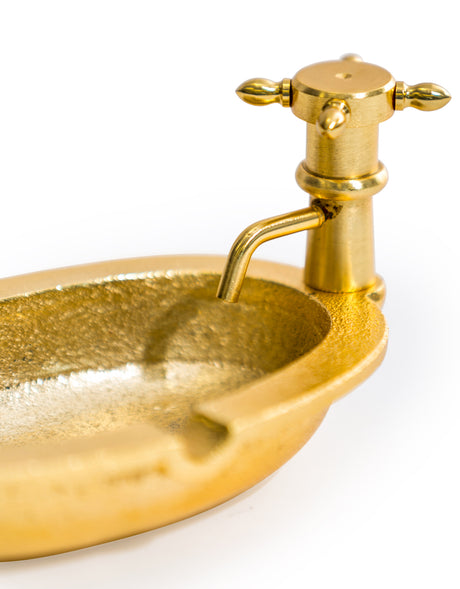 Gold Aluminium Bathtub Soap Dish - FMH37