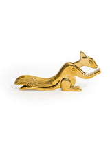 Polished Brass Squirrel Nutcracker - FMH39