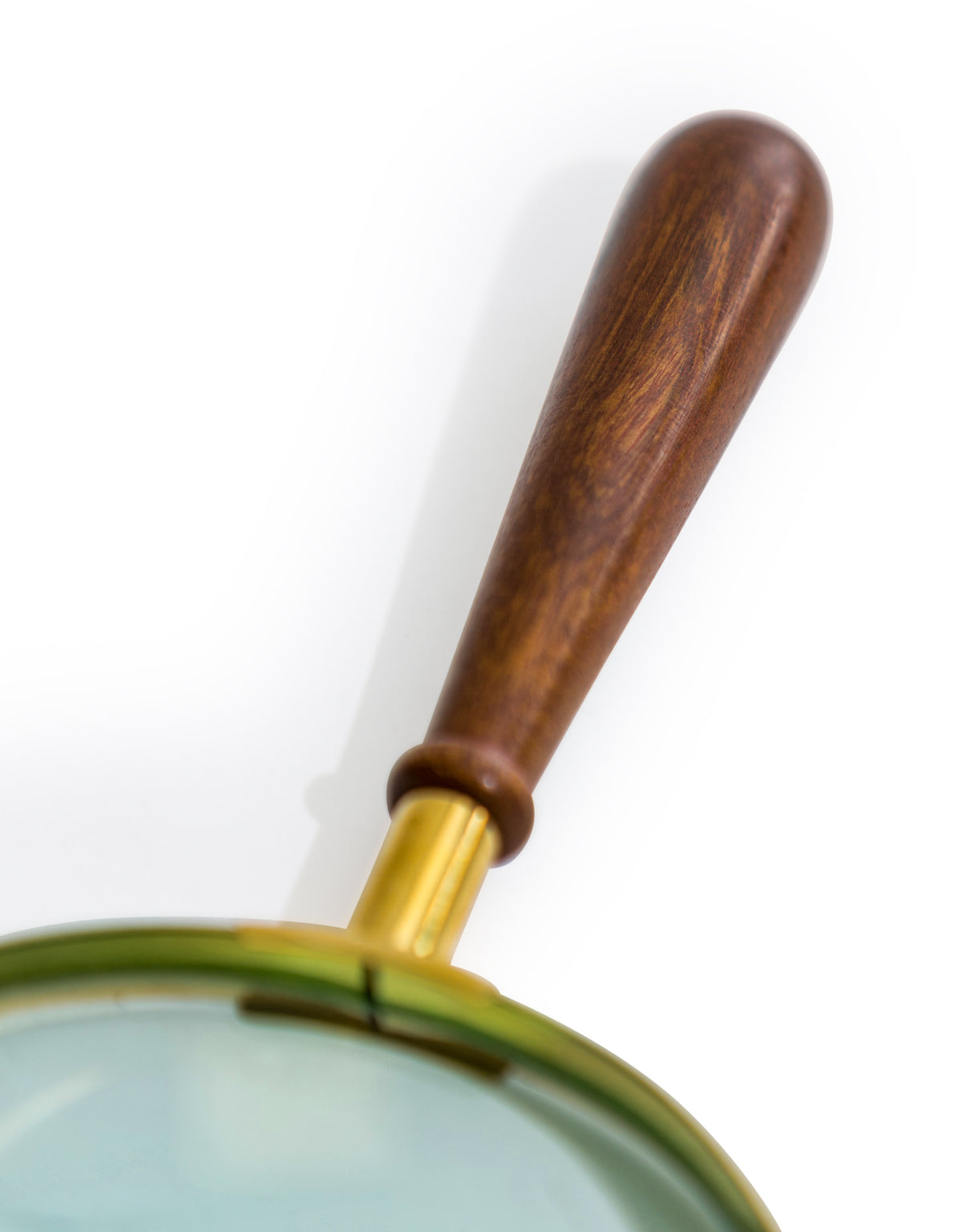 Giant Brass Magnifying Glass with Wooden Handle - FMH40