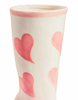 Large Hearts Heeled-Boot Ceramic Vase - EGC16