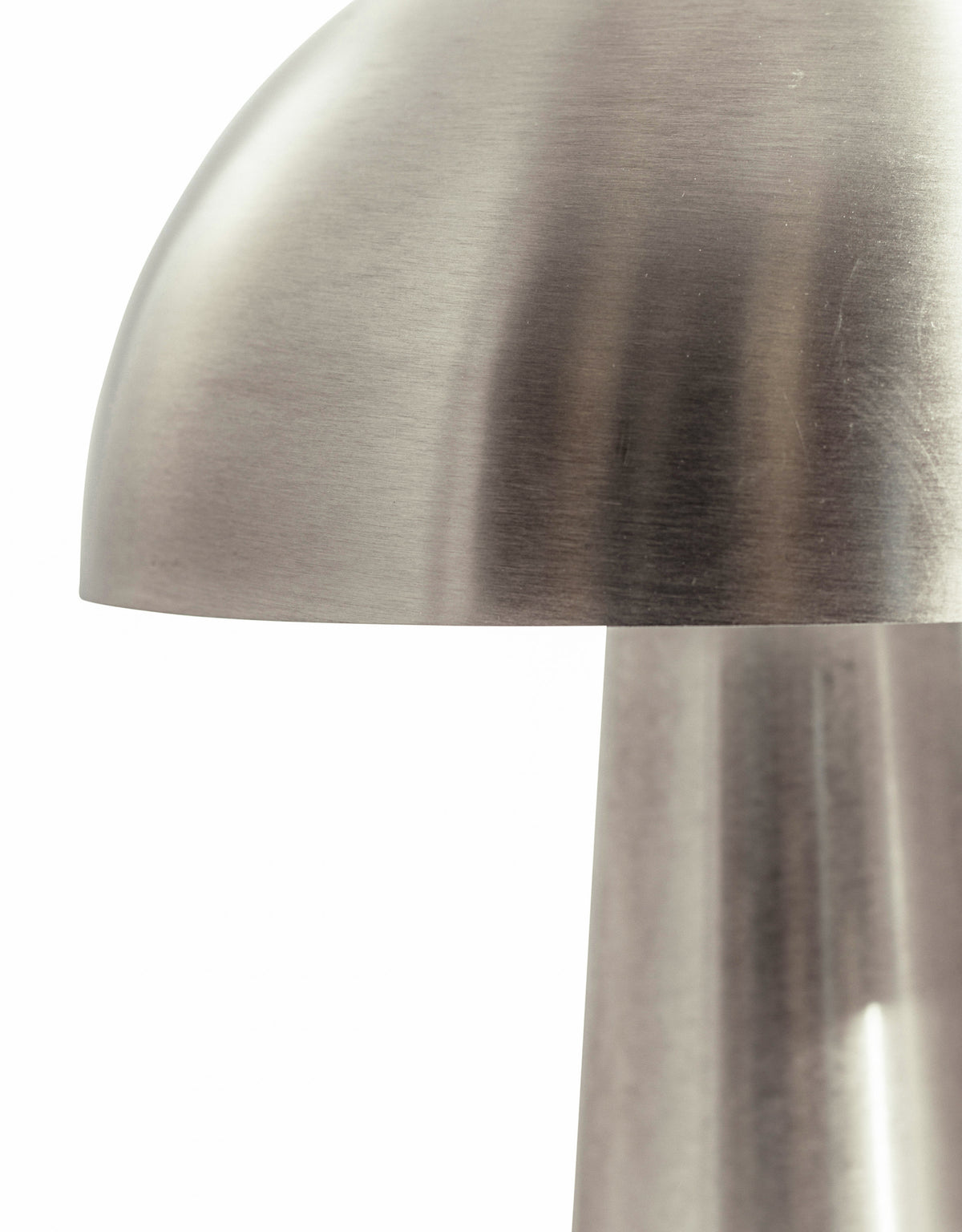 Brushed Steel Mushroom Table Lamp - CL149