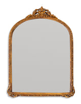Antique Gold Ornate Arch Wall Mirror - MK184
