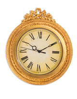 Antique Gold Ornate Wall Clock - MK187