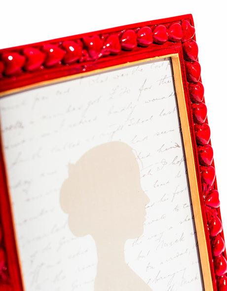 Red Gloss Multi Heart 5x7" Photo Frame - MK192