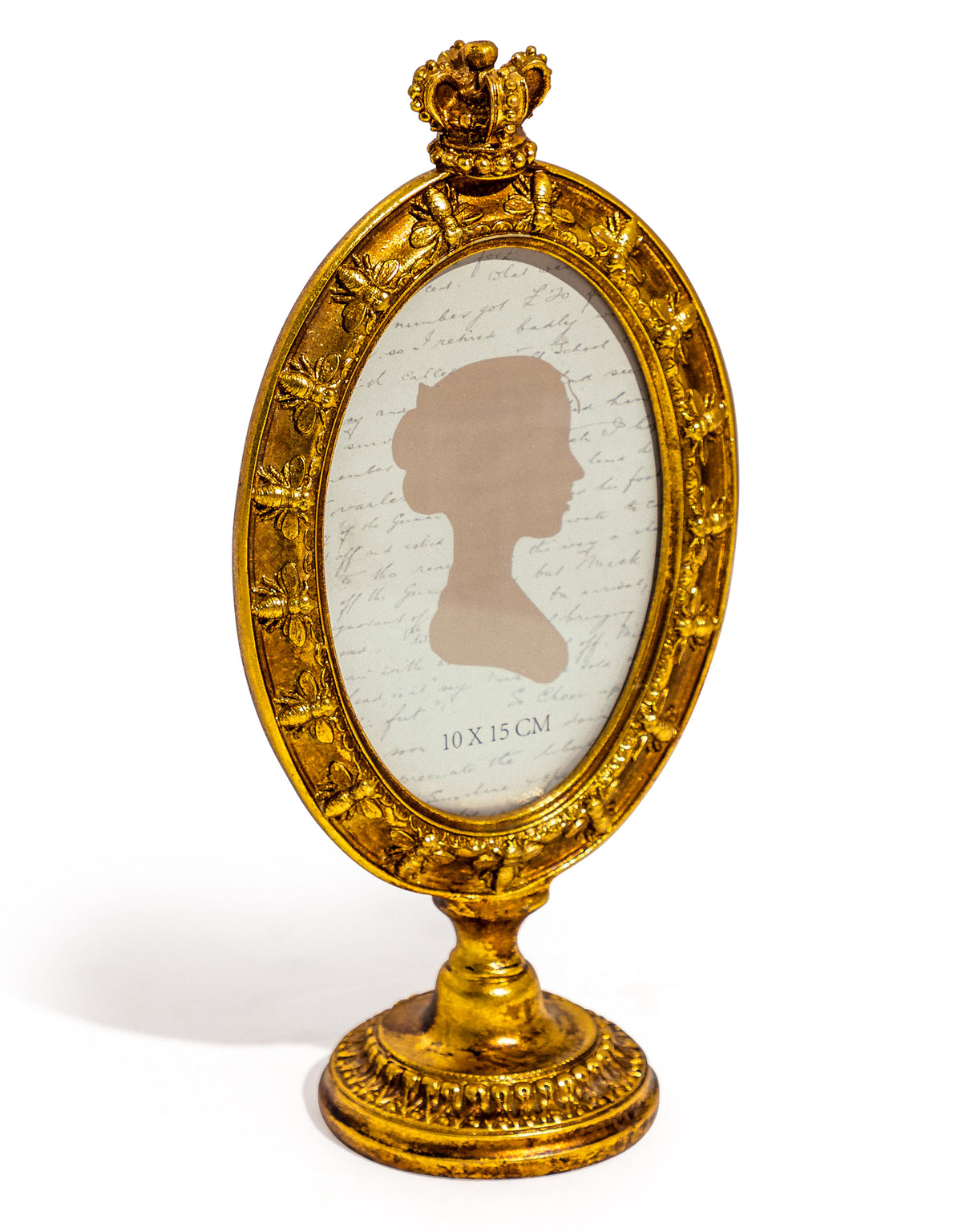 Gold "Queen Bee" 4x6" Photo Frame on Stand - MK193