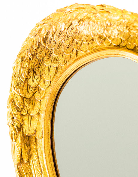 Antique Gold Angel Wing Mirror - MK195