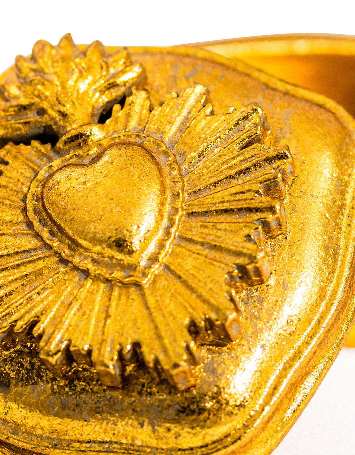 Small Gold "Sacred Heart" Trinket Box - MK198