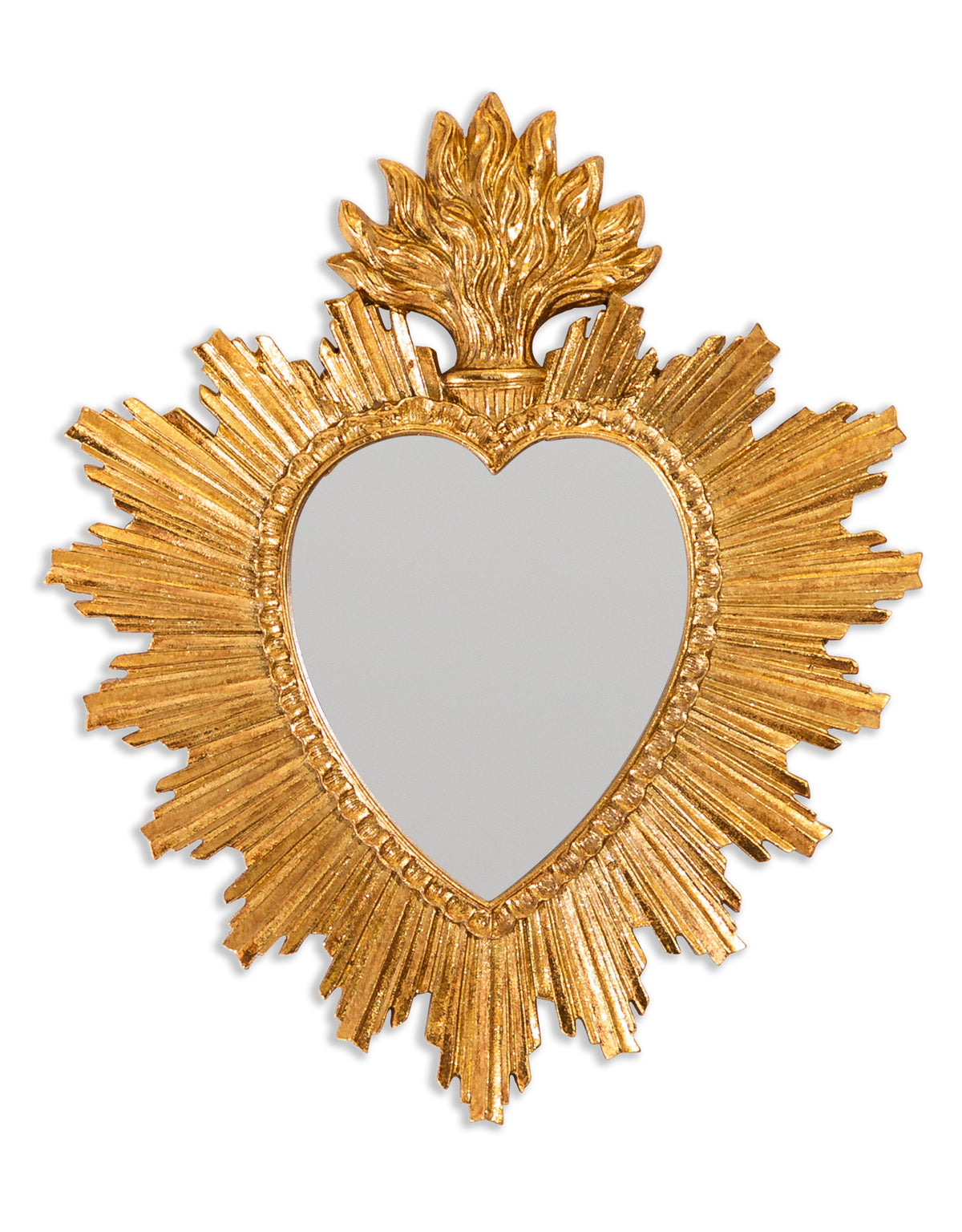 Small Gold "Sacred Heart" Mirror - MK199