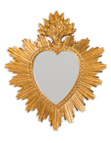 Small Gold "Sacred Heart" Mirror - MK199
