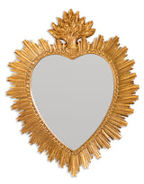 Medium Gold "Sacred Heart" Mirror - MK200