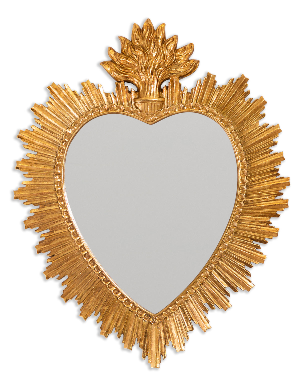 Medium Gold "Sacred Heart" Mirror - MK200