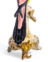 Antiqued Ornate Parrot Candle Holder - RM74