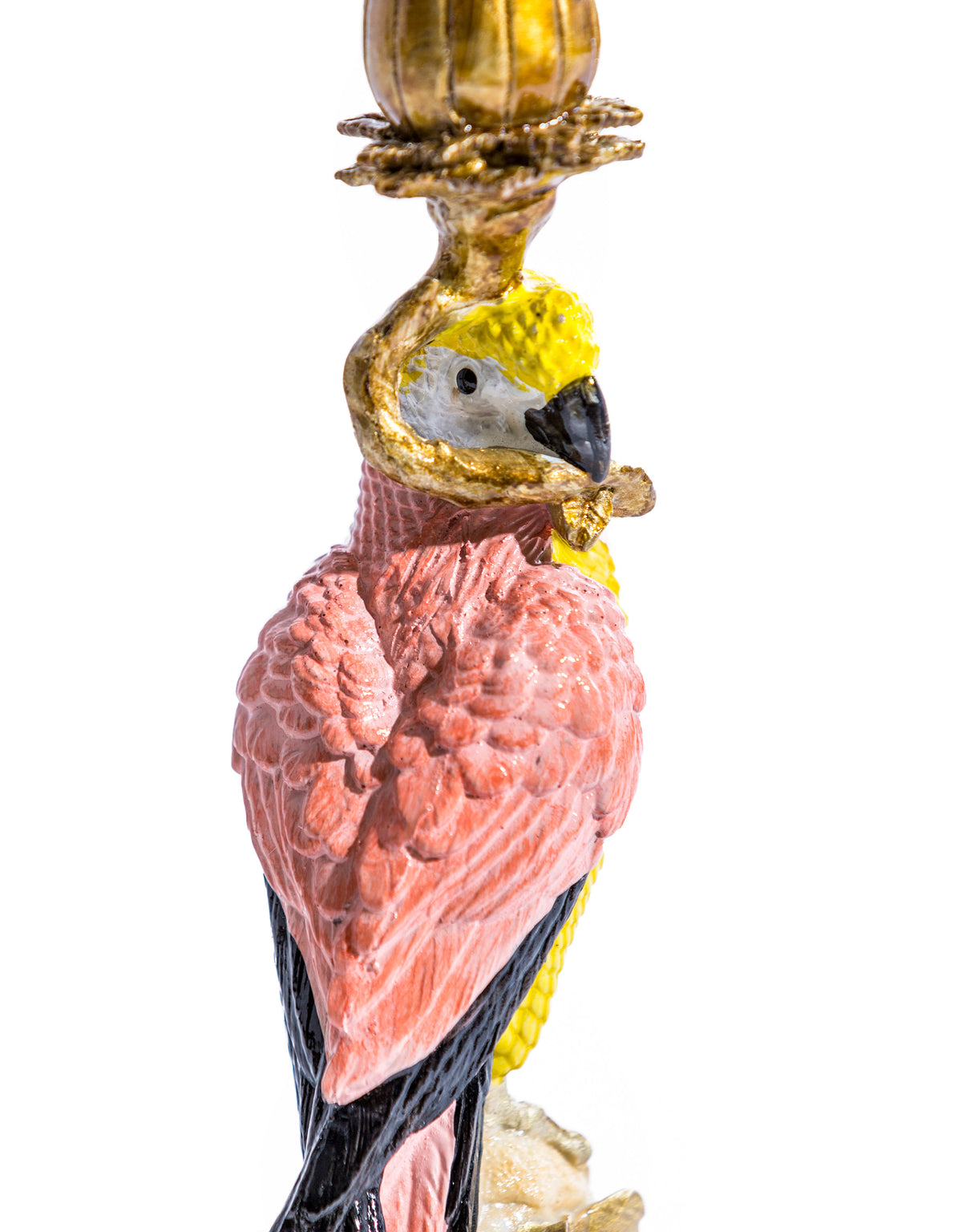 Antiqued Ornate Parrot Candle Holder - RM74